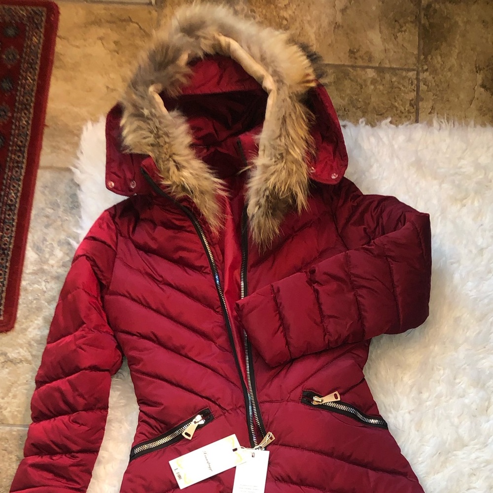 Red Zip Up Jacket Jumpsuit ❤️